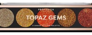 Profusion Topaz Gems 5 Shade Glitter Palette