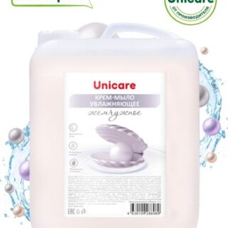 Крем-мыло UNICARE увлажняющее канистра жемчужное, 5 л