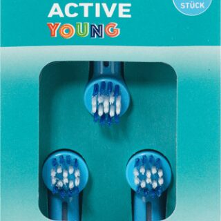 Универсальные насадки Active Young синие 3 шт. Dontodent