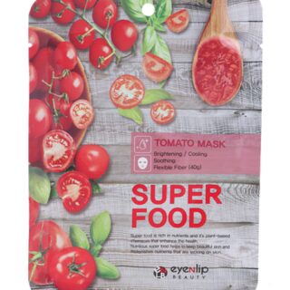 Маска EYENLIP с экстрактом томата SUPER FOOD ткан д/лица, 10 шт