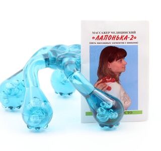 Массажер Торг Лайнс Лапонька-2 с шипами универсальный цвет МИКС