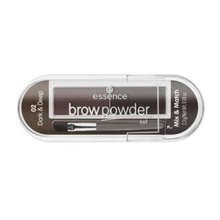 Тени для бровей ESSENCE BROW POWDER SET тон 02 для брюнеток