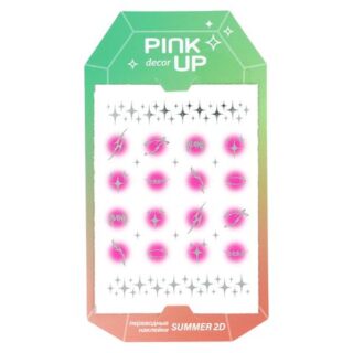 Наклейки для ногтей PINK UP DECOR SUMMER COLLECTION 2D переводные тон 208