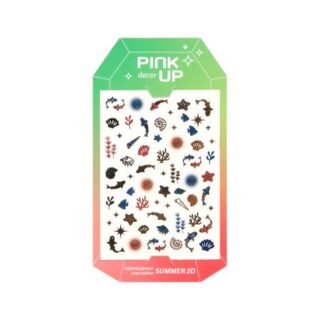 Наклейки для ногтей PINK UP DECOR SUMMER COLLECTION 2D переводные тон 207