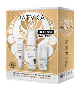 Patyka Набор defense active Крем для нормальной и комбинированной кожи 50 мл + Гель для контура глаз -50% + сыворотка сияние для лица 10 мл в подарок