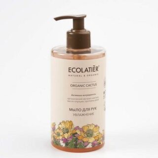 Мыло для рук Увлажнение Серия Organic Cactus, Ecolatier Green 460 мл