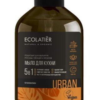 Мыло жидкое Клементин кухонное, Ecolatier 600 мл