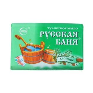Мыло туалетное для нормальной и жирной кожи Русская баня Хвойное Свобода 100г