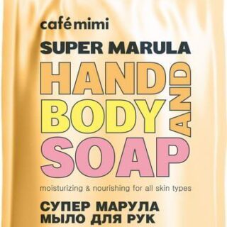 Мыло жидкое Super Food Супер Марула (рефил), Cafe mimi 450 мл