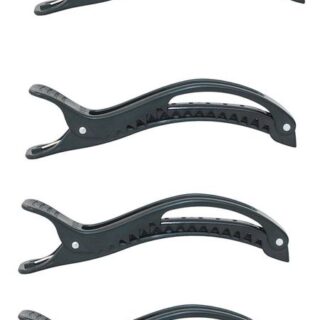 Зажим для волос Penguin Clip 4шт: Black-Black
