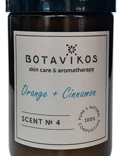 Натуральная массажная аромасвеча Апельсин-Корица Natural Massage Aroma Candle 90г