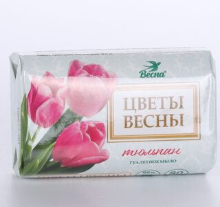 Мыло твердое Весна Цветы весны Тюльпан, 90 г