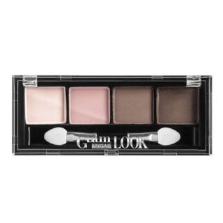 Тени для век молочный шоколад 4-х цветные Glam Look Luxvisage тон 1 2г