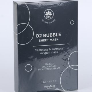 Маска NSC O2 Bubble Sheet ультраочищ пузырьков тканев, 5 шт