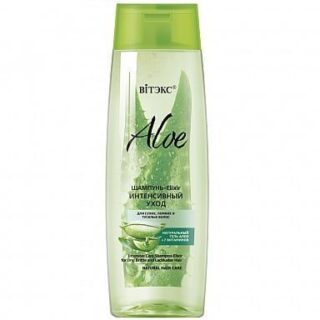 Шампунь для сухих ломких и тусклых волос Комплекс из 7 витаминов Витэкс Aloe 97% 400мл