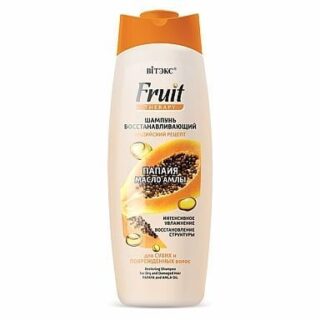 Шампунь для сухих и поврежденных волос Папайя масло амлы Витэкс Fruit Therapy 515мл