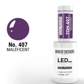 Лак-гель для ногтей Led Tech, тон 407