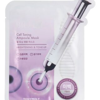Тканевая маска для лица осветляющая Bio Ex Cell Toning Ampoule Mask 30г