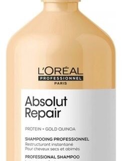Шампунь для сильно поврежденных волос Serie Expert Absolut Repair Protein + Gold Quinoa Shampooing: Шампунь 750мл