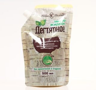 Мыло Невская Косметика жидкое дегтярное дой пак, 500 мл