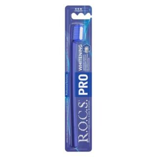 Щeтка зубная средней жетскости для взрослых Pro Whitening R.O.C.S./РОКС