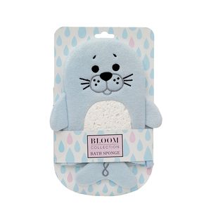 Bloom Collection Мочалка-варежка голубая