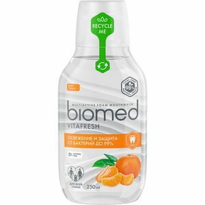 BIOMED Ополаскиватель для полости рта витафреш 250 мл