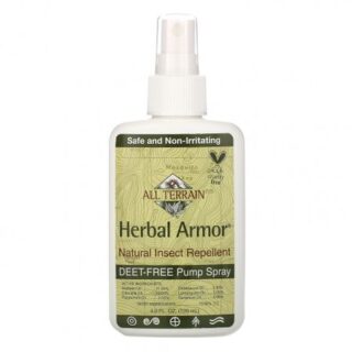 All Terrain, Herbal Armor, натуральный спрей от насекомых без ДЭТА, 120 мл (4 жидк. унции)