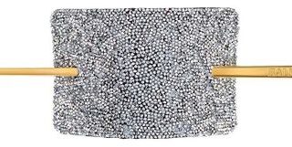 Заколка для волос с серыми кристаллами Swarovski Fall Winter Hair Barrette