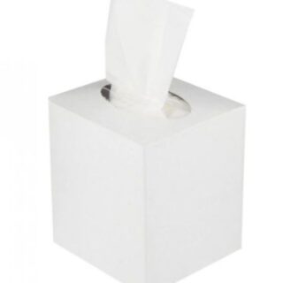 BMP Boutique Facial Tissue Cube Box 100 Tissue 2 Ply in each box - 6 Box Pack