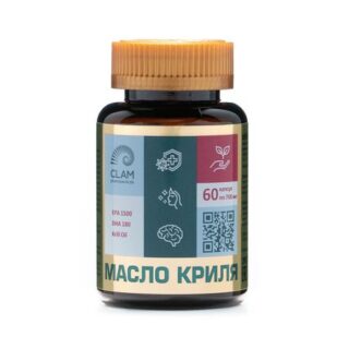 Масло криля - Сердце и сосуды - комплекс биодоступных Омега-3 и астаксантина - 60 капсул
