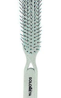 Solomeya Detangler Hairbrush for Wet & Dry Hair Pastel Green