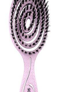 Solomeya Detangling Bio Hair Brush Lilac