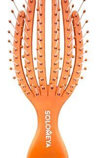 Solomeya Mini Detangling Octopus Brush Orange