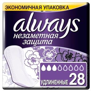 Always Duo Незаметная защита Прокладки ежедневные удлиненные 28 шт