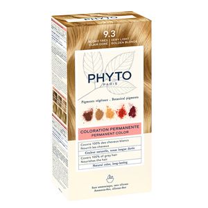 Phytosolba Набор Крем-краска 50 мл + проявляющее Молочко 50 мл + Маска-защита цвета тон 9.3 очень светлый золотистый блонд