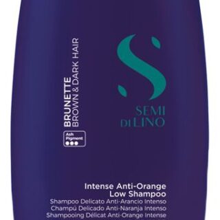 Шампунь тонирующий медные оттенки Semi di Lino Brunette Intense Anti-Orange Low Shampoo: Шампунь 1000мл