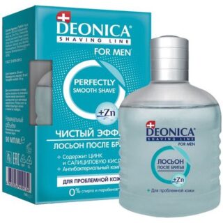 Лосьон после бритья Deonica For Men Чистый эффект, 90 мл