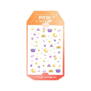 Наклейки для ногтей PINK UP DECOR AUTUMN COLLECTION 3D переводные тон 170