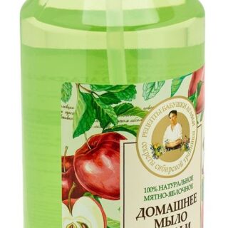 Мыло жидкое Рецепты Бабушки Агафьи Мятно-яблочное, 1 л