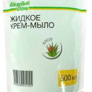 Крем-мыло жидкое Каждый день Алоэ, 500 мл