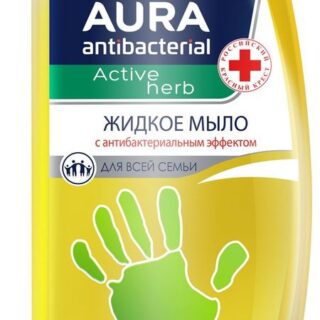 Мыло жидкое Aura Ромашка Антибактериальное, 300 мл