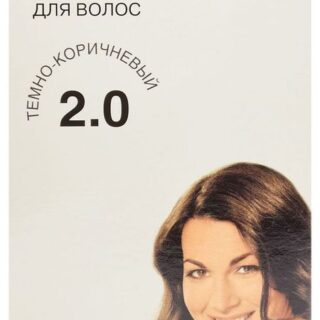 Крем-краска для волос Каждый день Темно коричневый тон 2.0, 100 г