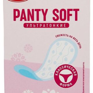 Прокладки ежедневные АШАН Красная птица Panty Soft ультратонкие, 60 шт
