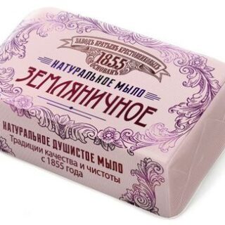 Мыло кусковое Завод братьев Крестовниковых Земляничное, 135 г