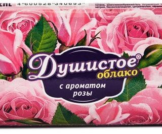 Мыло туалетное Душистое облако с ароматом розы, 90 г