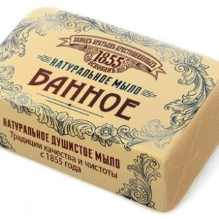 Мыло кусковое Завод братьев Крестовниковых Банное, 135 г