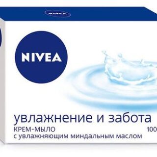 Крем-мыло NIVEA Увлажнение и забота с миндальным маслом, 100 г