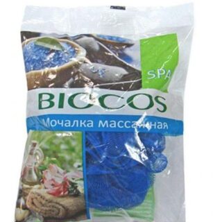 Мочалка банная Biocos Spa, 1 шт