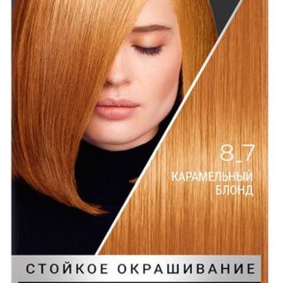 Крем-краска стойкая для волос Сьёсс Color карамельный блонд тон 8-7, 115 мл
